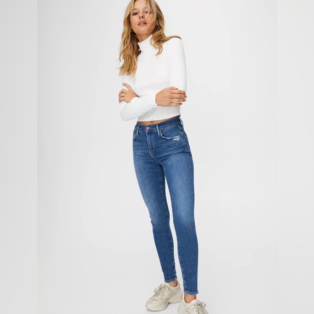 AGolde Sophie Ankle Tame Skinny Jeans Size 31 Denim High Rise Pants